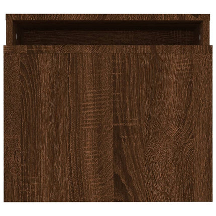 Soffbord brun ek 100x48x40 cm konstruerat trä