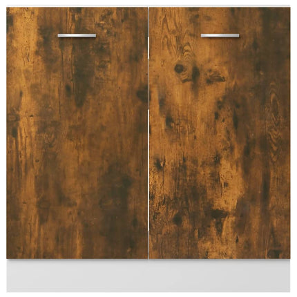 Underskåp för diskho “Lyon” rökfärgad ek 80x46x81,5 cm