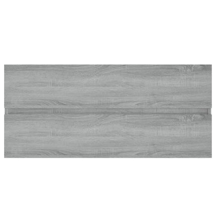 Handfatsskåp grå sonoma 100x38,5x45 cm konstruerat trä
