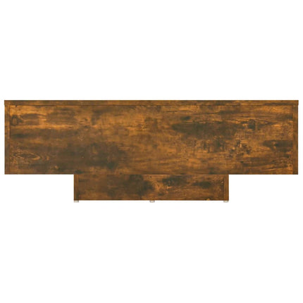 Soffbord rökfärgad ek 85x55x31 cm konstruerat trä