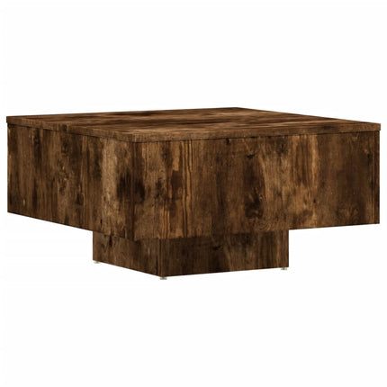 Soffbord rökfärgad ek 60x60x31,5 cm konstruerat trä