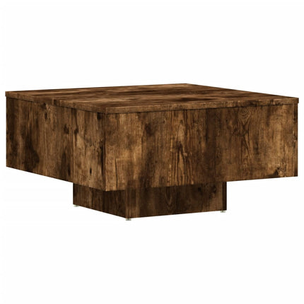 Soffbord rökfärgad ek 60x60x31,5 cm konstruerat trä