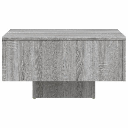 Soffbord grå sonoma-ek 60x60x31,5 cm konstruerat trä