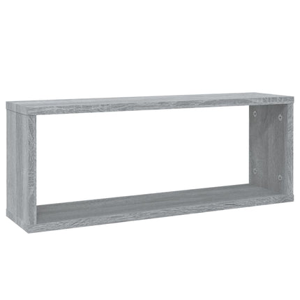 Vägghyllor 6 st grå sonoma 60x15x23 cm konstruerat trä