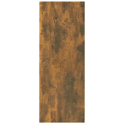 Avlastningsbord rökfärgad ek 78x30x80 cm konstruerat trä