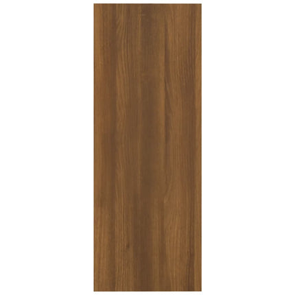 Avlastningsbord brun ek 105x30x80 cm konstruerat trä