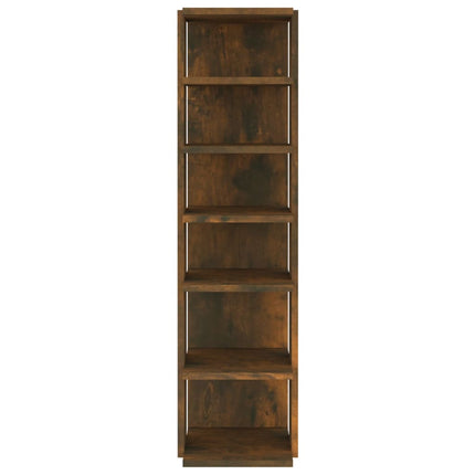 Skoställ 2 st rökfärgad ek 27,5x27x102 cm konstruerat trä