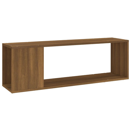Tv-bänk brun ek 100x24x32 cm konstruerat trä