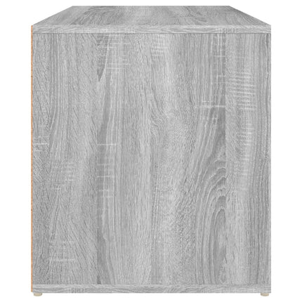 Hallbänk 80x40x45 cm grå sonoma-ek konstruerat trä