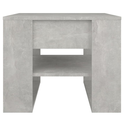 Soffbord betonggrå 55,5x55x45 cm konstruerat trä