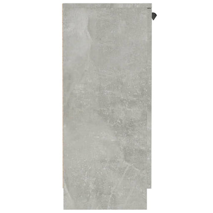 Byrå betonggrå 60x30x70 cm konstruerat trä