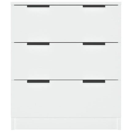 Skänk vit 60x30x70 cm konstruerat trä