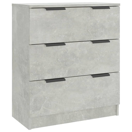 Skänk betonggrå 60x30x70 cm konstruerat trä