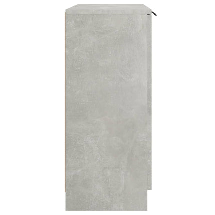 Skänk betonggrå 60x30x70 cm konstruerat trä