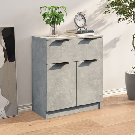 Skänk betonggrå 60x30x70 cm konstruerat trä