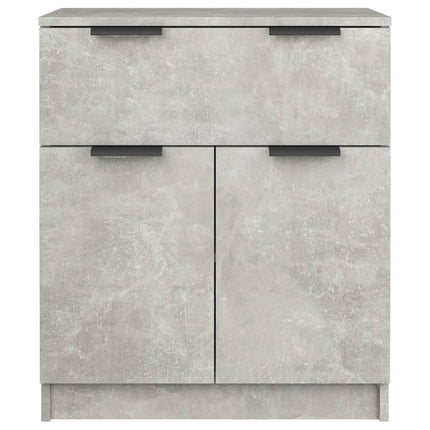 Skänk betonggrå 60x30x70 cm konstruerat trä