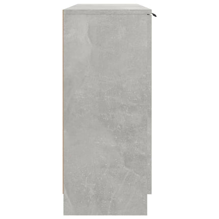 Byrå betonggrå 90,5x30x70 cm konstruerat trä