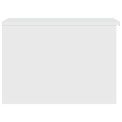Soffbord vit 50x50x36 cm konstruerat trä