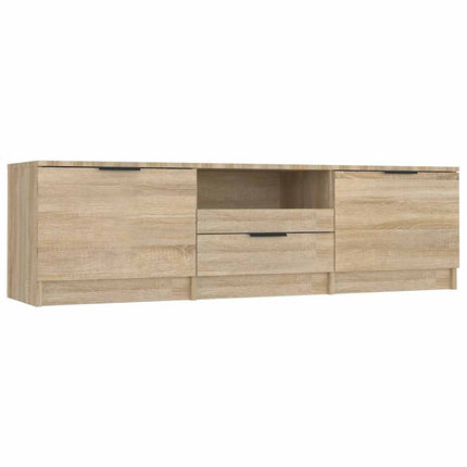 TV-skåp Sonoma ek 140x35x40 cm konstruerat trä