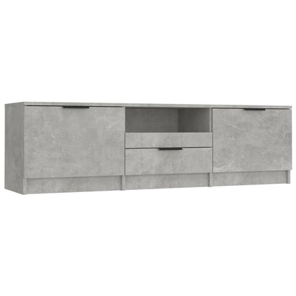 Tv-bänk betonggrå 140x35x40 cm konstruerat trä