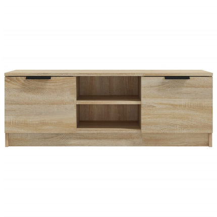 Tv-bänk sonoma-ek 102x35x36,5 cm konstruerat trä