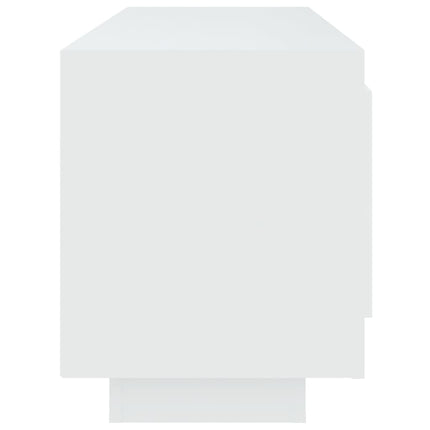 Tv-bänk vit 102x35x45 cm konstruerat trä