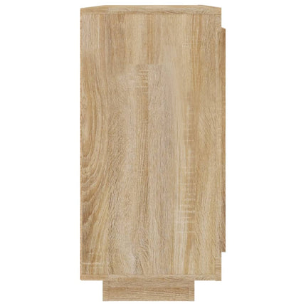 Skänk sonoma-ek 92x35x75 cm konstruerat trä