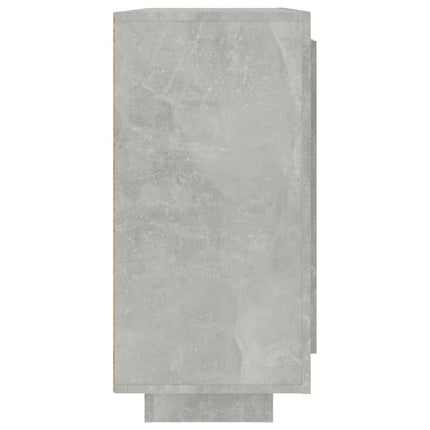 Skänk betonggrå 92x35x75 cm konstruerat trä