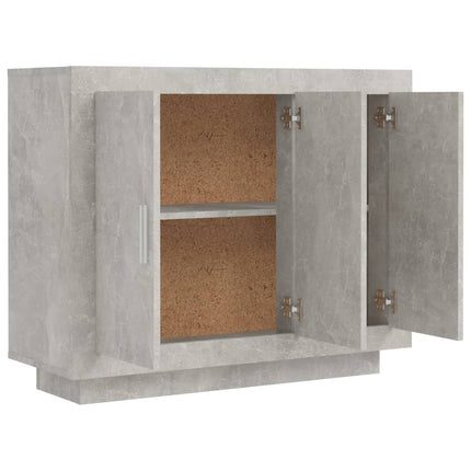 Skänk betonggrå 92x35x75 cm konstruerat trä