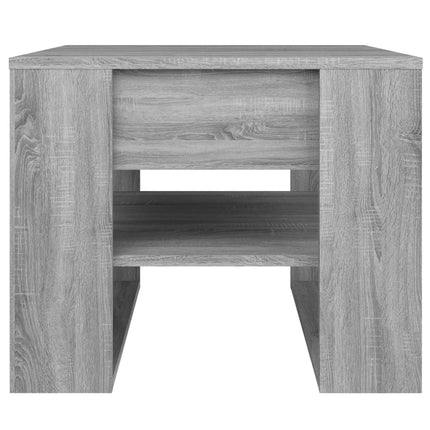 Soffbord grå sonoma-ek 55,5x55x45 cm konstruerat trä