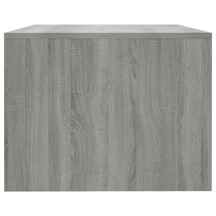 Soffbord grå sonoma-ek 102x55x42 cm konstruerat trä