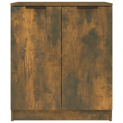 Byrå rökfärgad ek 60x30x70 cm konstruerat trä