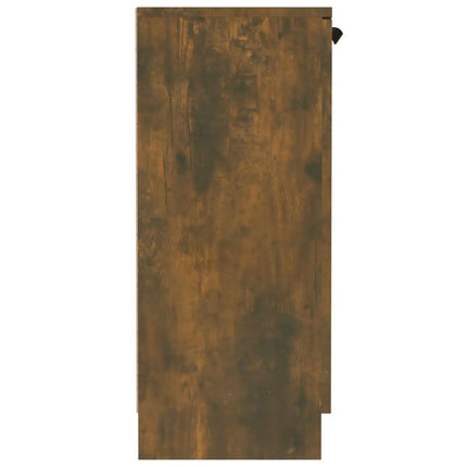 Byrå rökfärgad ek 60x30x70 cm konstruerat trä