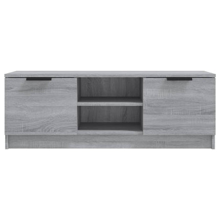 TV-bänk grå sonoma 102x35x36,5 cm konstruerat trä