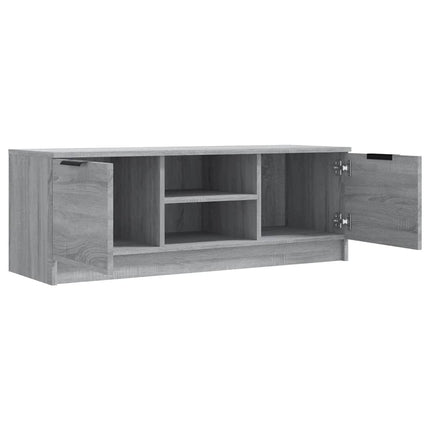 TV-bänk grå sonoma 102x35x36,5 cm konstruerat trä