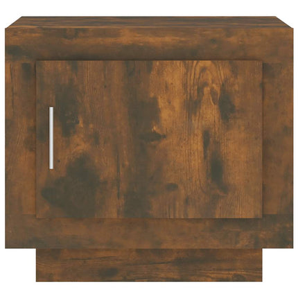 Soffbord rökfärgad ek 51x50x45 cm konstruerat trä