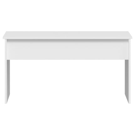 Soffbord vit 102x50,5x52,5 cm konstruerat trä