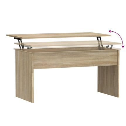 Soffbord sonoma-ek 102x50,5x52,5 cm konstruerat trä