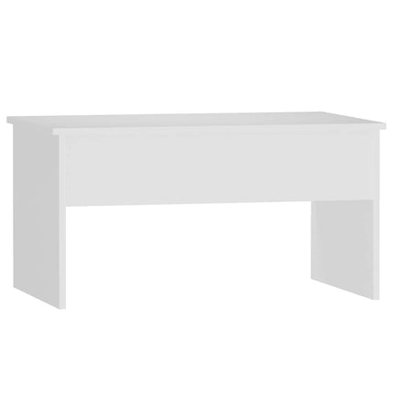 Soffbord vit 80x50,5x41,5 cm konstruerat trä