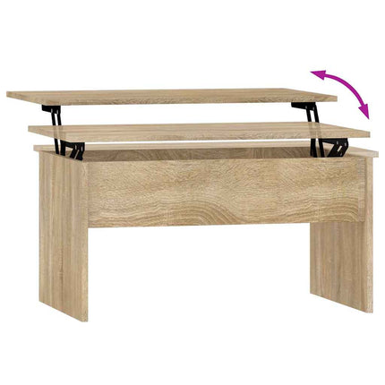 Soffbord sonoma-ek 80x50,5x41,5 cm konstruerat trä