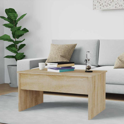 Soffbord sonoma-ek 80x50,5x41,5 cm konstruerat trä