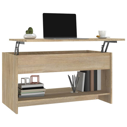 Soffbord sonoma-ek 102x50x52,5 cm konstruerat trä