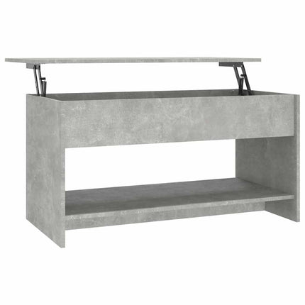 Soffbord betonggrå 102x50x52,5 cm konstruerat trä
