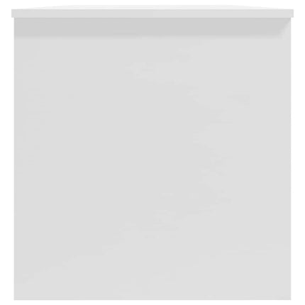 Soffbord vit högglans 102x50x52,5 cm konstruerat trä