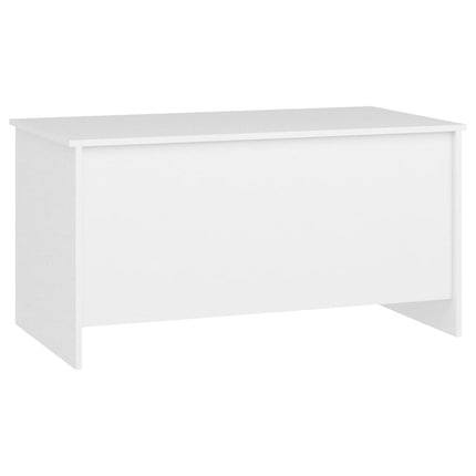 Soffbord vit 102x55,5x52,5 cm konstruerat trä