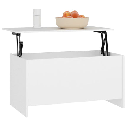 Soffbord vit 102x55,5x52,5 cm konstruerat trä