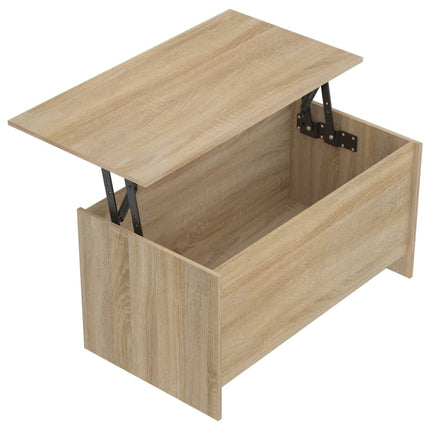 Soffbord sonoma-ek 102x55,5x52,5 cm konstruerat trä