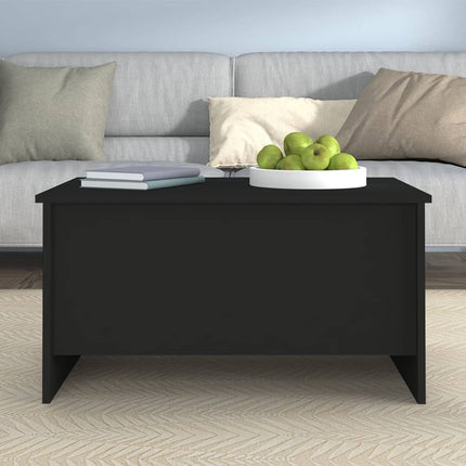 Soffbord svart 80x55,5x41,5 cm konstruerat trä