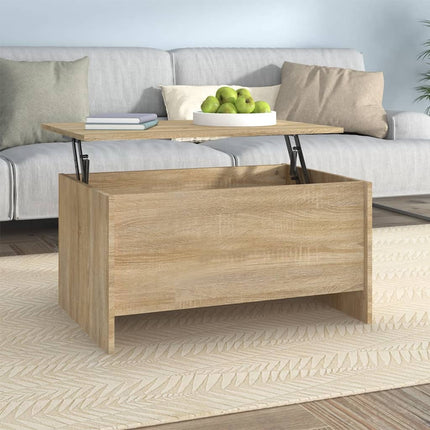 Soffbord sonoma-ek 80x55,5x41,5 cm konstruerat trä