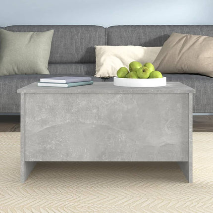 Soffbord betonggrå 80x55,5x41,5 cm konstruerat trä
